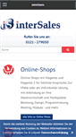 Mobile Screenshot of intersales.de